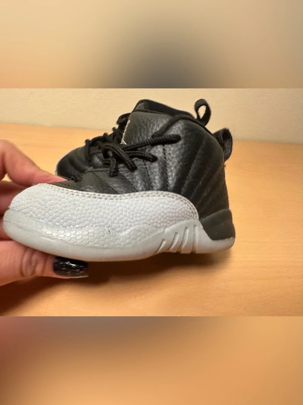 Air Jordan 12 Retro Barons Toddler Shoes Size 6C